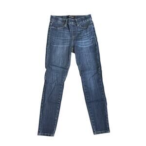 Judy Blue Jeans Womens 5/27 High Rise Pull-On Skinny Fit Jegging Dark Wash Denim